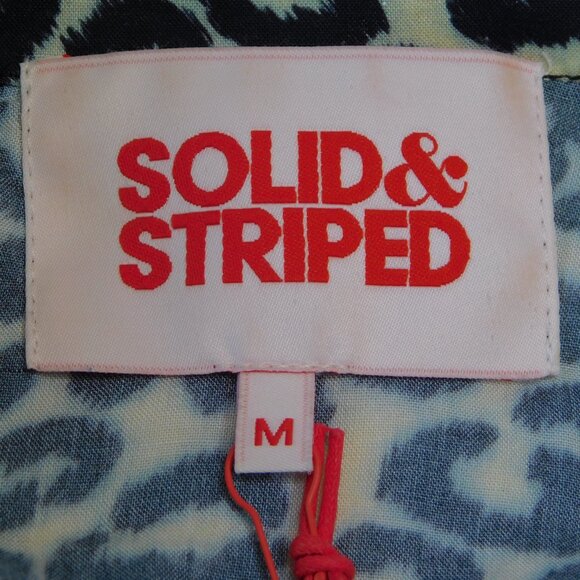 SOLID & STRIPED Cabana Shirt in Leopard | Animal Print | NWOT| Medium - Picture 6 of 8